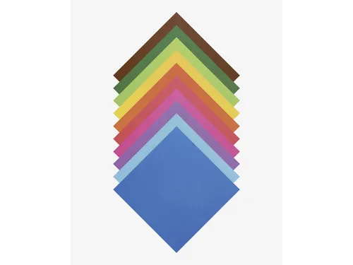 Origami papier Folia 20x20cm transparant 42gr 500 vel in 10 kleuren