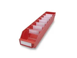 Stellingbakken Pp Hxbxd 95X120X600Mm Rood