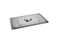 Caterchef RVS Deksel met siliconen rand 1/1 GN