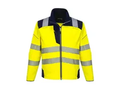 Portwest T402 hi-vis softshell vest, geel/zwart, maat XS, per stuk