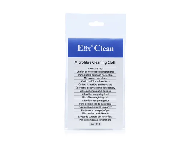 Microvezeldoek Elix 15x18cm wit