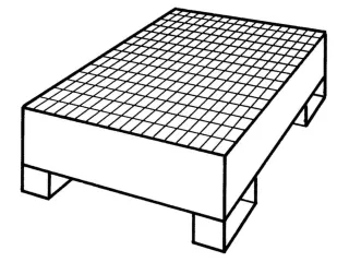 Opvangbak Staal Bxdxh 1250X820X340Mm Voor 2X200L Vaten Verzinkt - 2