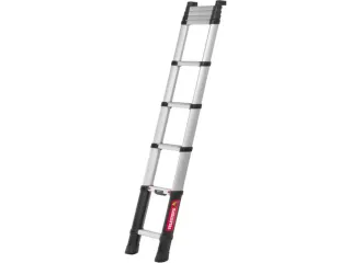 telescopische aanlegladder,9trede(n),balk L 0,76-2,9m,geëloxeerd - 2