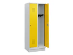 schoollocker,HxBxD 1630x600x500mm,2vak,vak B 300mm,cil.-slot,sokkel
