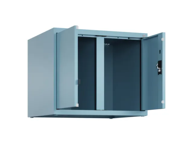 opzetkast,v. locker voor scheiding van kleding,2vak.,vak B 300mm