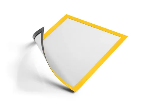 Informatiekader DURAFRAME MAGNETIC A4 Geel 5 Stuks