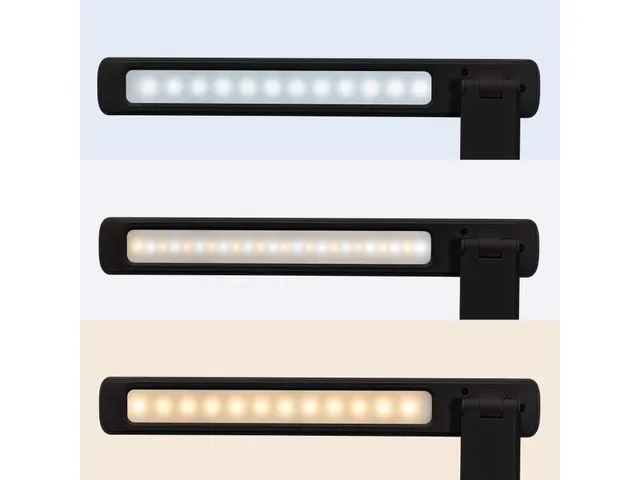 Bureaulamp Accu LED-tafelarmatuur MAULsally Vario Dimbaar Zwart