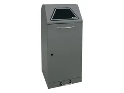 afvalverzamelaar,niet-brandbaar,1x120l,HxBxD 1100x450x450mm