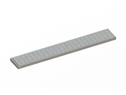 legbord van plaatstaal,v. breedvakstelling,BxD 2500x400mm,vakl. 400kg