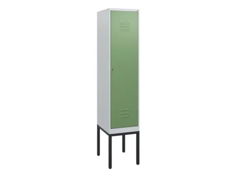 locker,HxBxD 1950x400x500mm,1vak,vak B 400mm,cil.-slot,voetonderstel