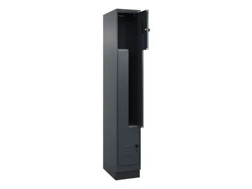Z-garderobekast,HxBxD 1950x300x500mm,vak B 150/300mm,draaigrendel