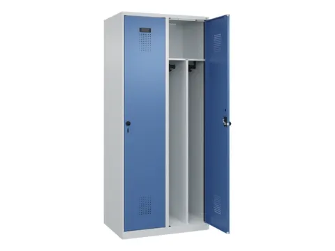 locker voor scheiding van kleding,HxBxD 1850x800x500mm,2vak
