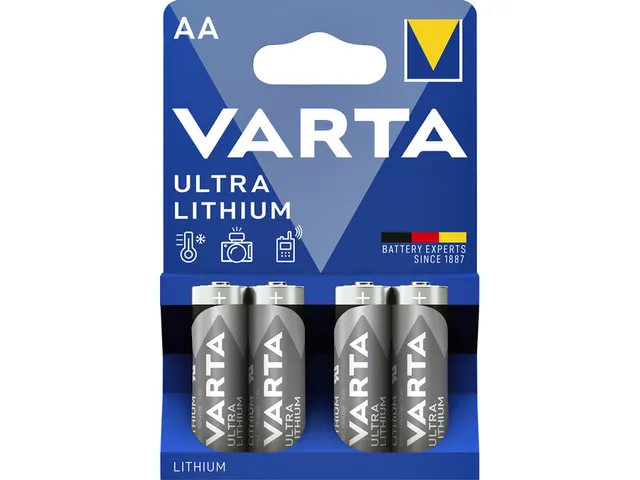 Batterij Varta Ultra Lithium 4x AA