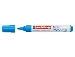 Viltstift edding 4500 textiel rond lichtblauw 2-3mm