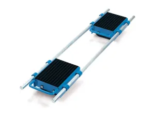 Onderzetrollers 6951 6000kg 250x200mm blauw - 3