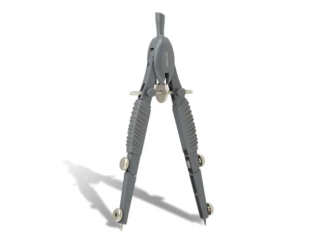 Compas à réglage Aristo Topline Gris mat