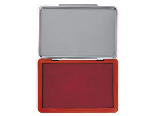 Stempelkussen 90x55mm Rood