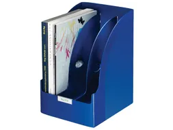 Tijdschriftcassette Leitz Plus jumbo blauw
