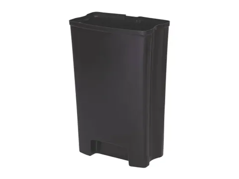 Binnenbak 90 Liter Zwart Kunststof Front Step Rvs