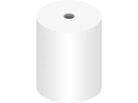 telmachinerol thermo Kangaro 60grs 76x70x12mm lengte 45m wit