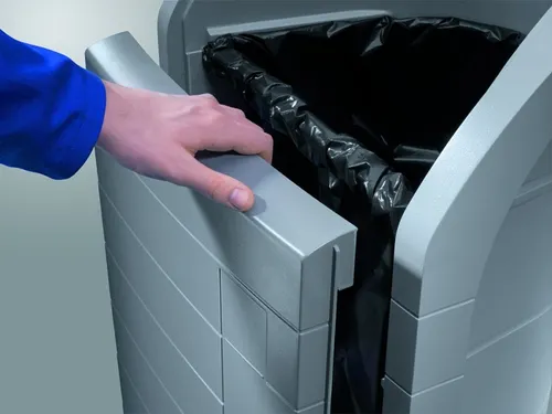 Industriële afvalbak ProfiLine 120 Liter Grijs