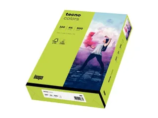 Inapa Tecno colors Gekleurd papier A4 Fel Groen 160 gram 250vel - 1