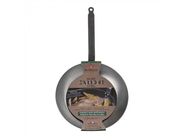 De Buyer Carbone Plus Lyonnaiserpan 30cm Plaatstaal