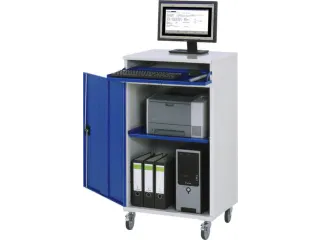 Computerkast 1185x 650x 520mm Verrijdbaar Uittreklade Voor Toetsenbord - 1