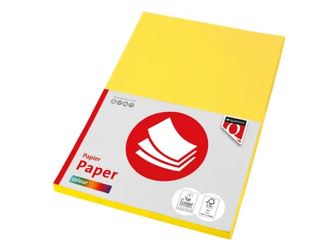 Kopieerpapier Fastprint A4 80 Gram Geel 100vel