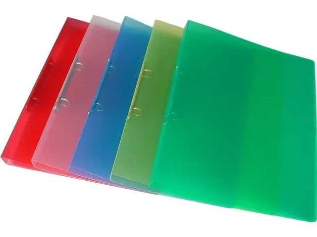 ringmap, voor ft A4, uit PP, 2 ringen van 25mm, geassorteerde kl