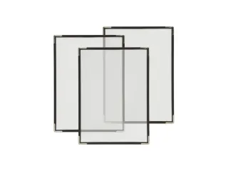 Menukaart Securit A4 1-delig voor 2 pagina's transparant 3 stuks - 2