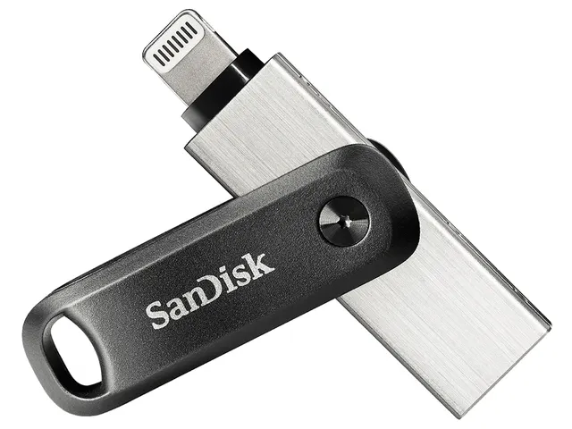 SanDisk iXpand USB Stick 64GB Zwart Zilver