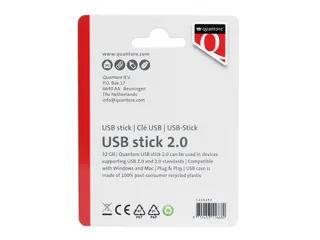 Quantore USB-stick 2.0 32GB Zwart - 3