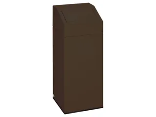 Verzamelaar 45 liter HxBxD 790x320x320mm sticker gft-afval Bruin sepia - 1
