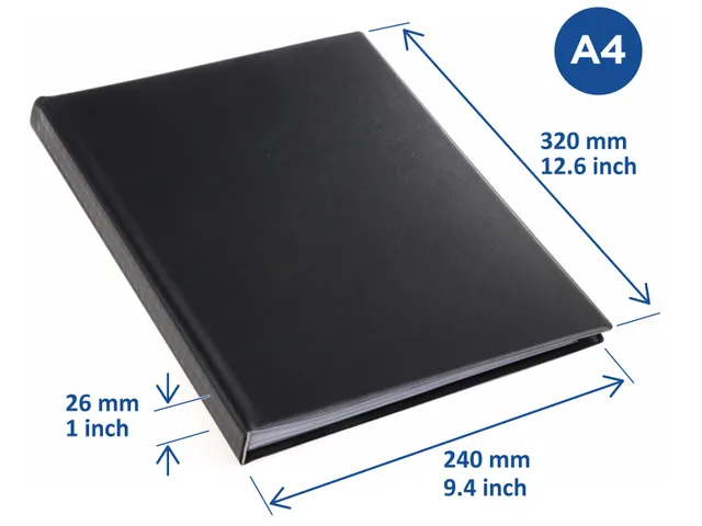 Showmap Rillstab A4 RI99454 5 Kanaals 50 Tas Zwart