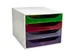 Module de classement Ecobox Linicolor 4 tiroirs - Arlequin