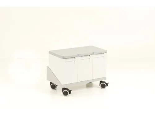 Onderwagen Voor 3 Afvalbakken 15 Liter