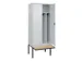 locker voor scheiding van kleding,HxBxD 2120x800x815mm,2vak