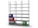 rayonnage pour classeurs,rayonnage suivant,HxlxP 2550x750x300mm