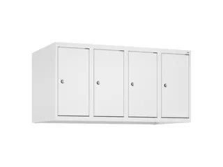opzetkast,v. locker,4vak.,vak B 250mm,HxBxD 500x1000x500mm,vleugeldeur - 1