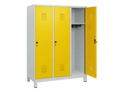 schoollocker,HxBxD 1630x1200x500mm,3vak,vak B 400mm,draaigrendel
