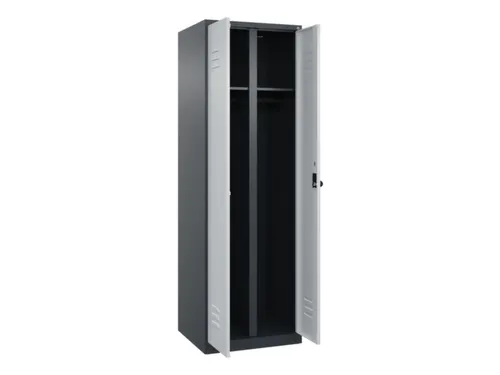 locker voor scheiding van kleding,HxBxD 1850x600x500mm,2vak