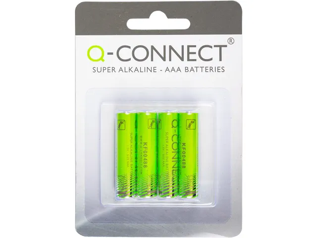 Batterijen Alkaline AAA Blister Van 4 Stuks