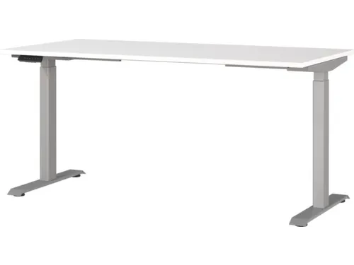 Elektrisch ihv bureau,HxBxD 720-1200x1600x800mm,blad wit
