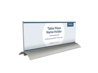 Tafelnaambord Europel 105x297mm acryl aluminium - 1