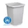 Afvalcontainer DURABIN ECO 90 Liter Vierkant Grijs