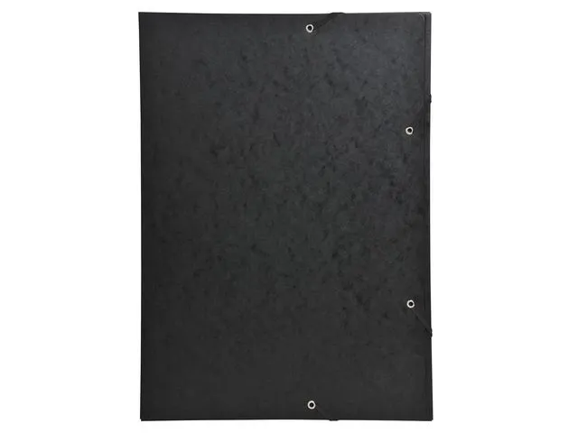 Chemise à élastiques 3 rabats - Format A3 Noir