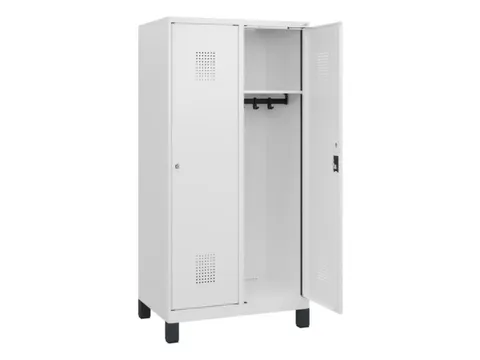 schoollocker,HxBxD 1630x800x500mm,2vak,vak B 400mm,cil.-slot,voeten