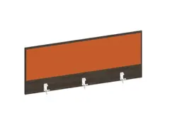 baliepaneel bureau aanbouw achter NV bruin hickory oranje 1000mm