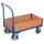 Platformwagen 500kg Laadvlak Lxb 1000x660mm Met Bak Ral 5010 Beuken